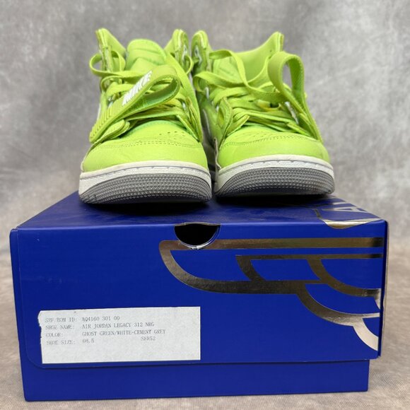 Air Jordan Legacy 312 NRG – Ghost Green/White-Cement Grey | Men’s Size 8.5 main image 4